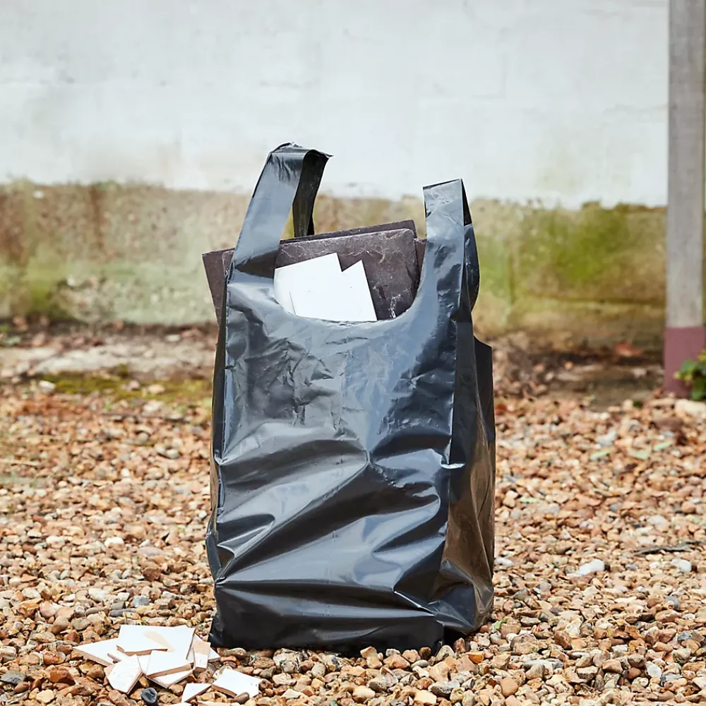 Sac de décombres extérieur noir 50 L vendu par 5 pièces* Sac Poubelle