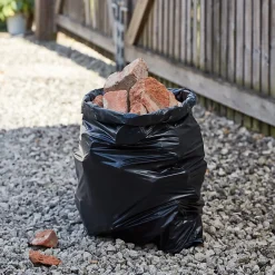 Sac de décombres intérieur et extérieur noir 50L vendu par 30 pièces><noscript><img width=