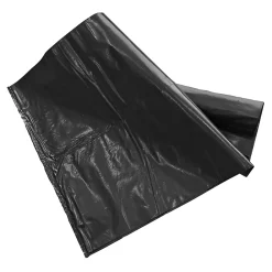 Sac de décombres intérieur et extérieur noir 130 L vendu par 5 pièces* Sac Poubelle