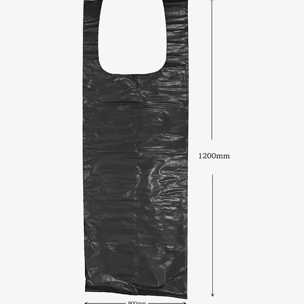 Sac de décombres intérieur et extérieur noir 130 L vendu par 5 pièces* Sac Poubelle