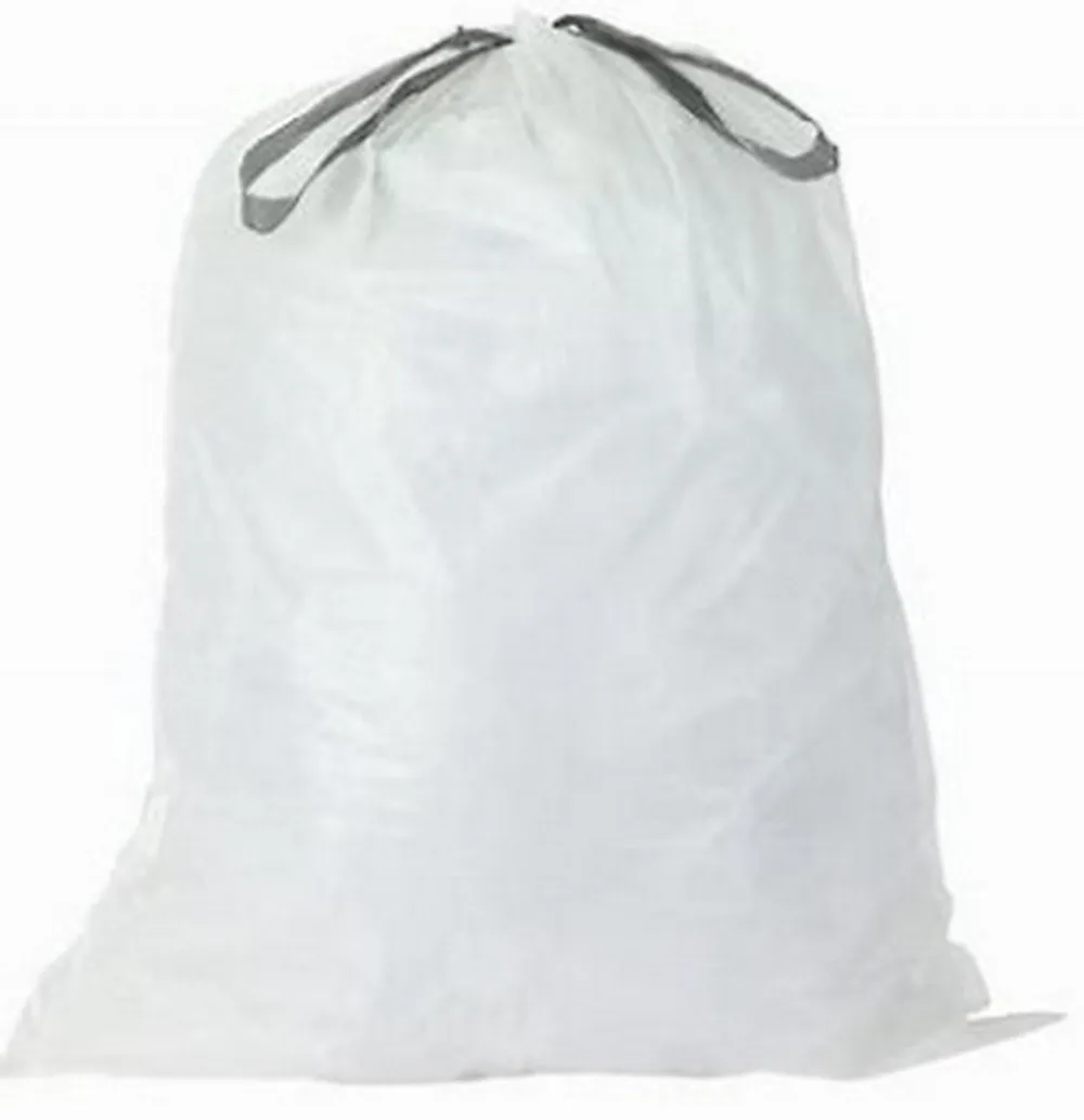 Sac poubelle vendu par 20 intérieur couleur blanc 40 L>