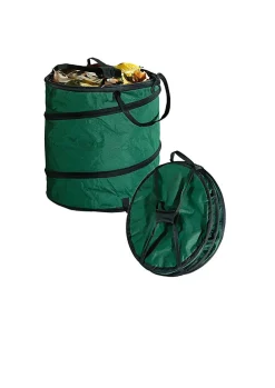 Sac pour déchets de végétaux pop-up extérieur vert 120L> Online