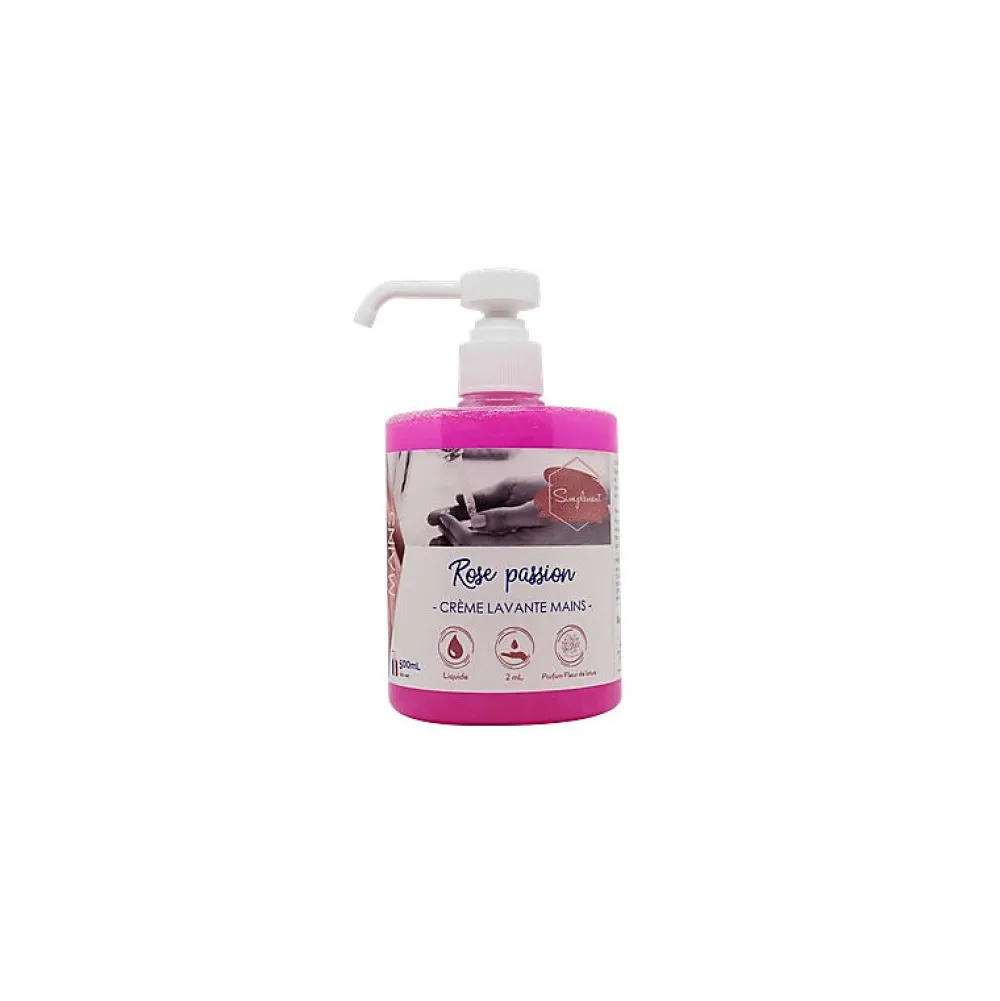 Savon Crème lavante mains rose passion parfum Floral 500ML SIMPLEMENT>Orlav Sale