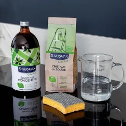 Starwax Savon noir à l'huile d'olive en bouteille 1L* Savon