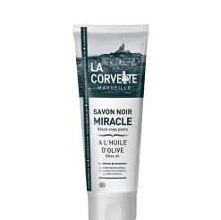 La Corvette Savon noir Savonnerie du midi miracle à l’huile d’olive 250ml* Savon