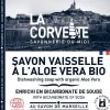 La Corvette Savon vaisselle à l'aloe vera bio au savon de Marseille Savonnerie du midi 200 g* Nettoyant Pour Cuisine