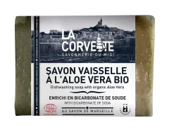 La Corvette Savon vaisselle à l'aloe vera bio au savon de Marseille Savonnerie du midi 200 g* Nettoyant Pour Cuisine