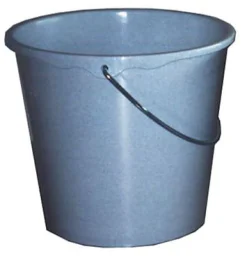 Seau à usage ménager en plastique souple ø30 cm 12L gris bleu> Online