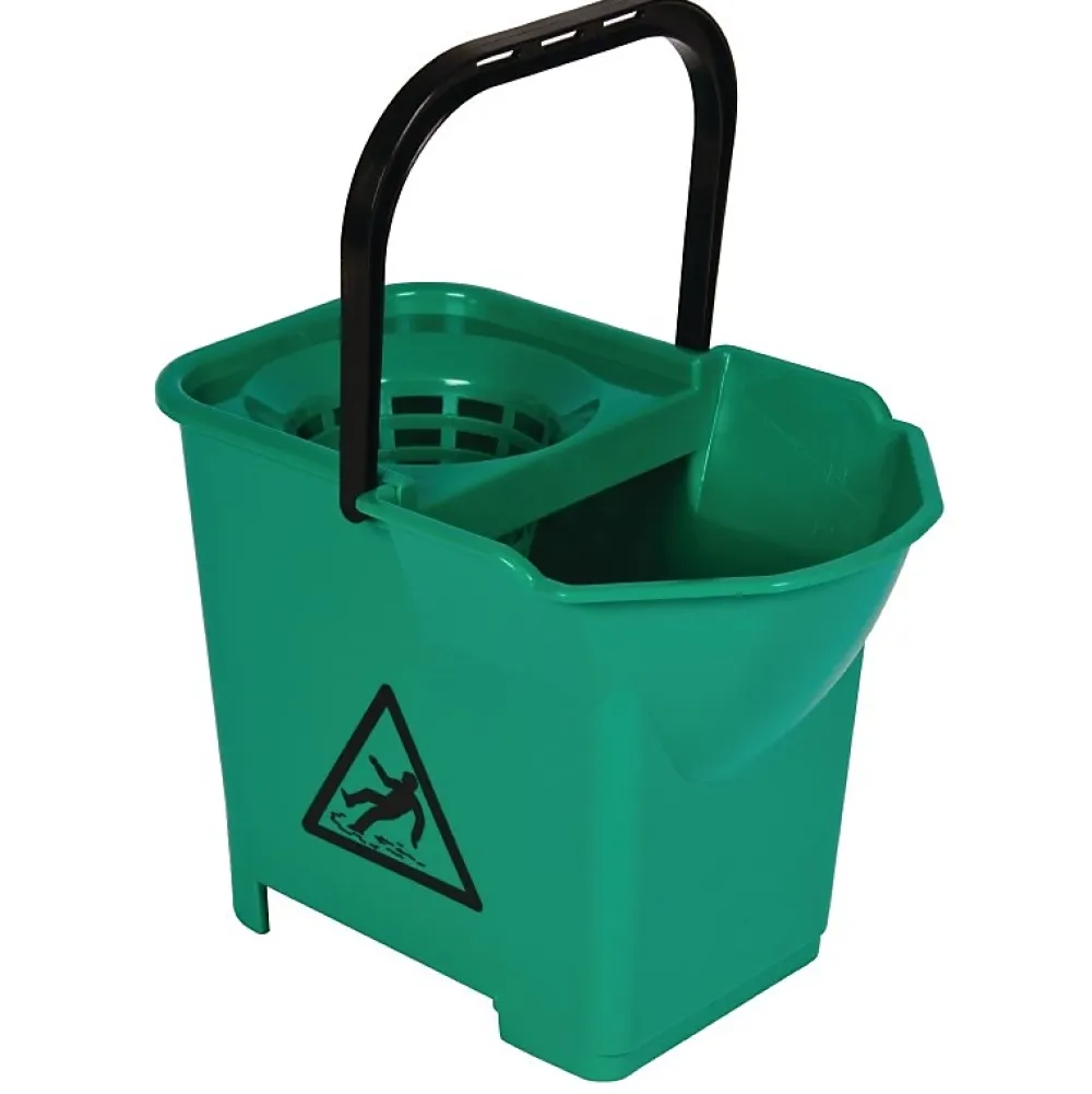 Jantex Seau essoreur code couleur vert* Seau, Bassine, Récipient De Ménage