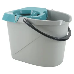 Seau et essoreuse de torsion gris clair 14L>GoodHome Sale