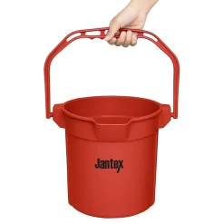 Jantex Seau Gradué avec Bec Verseur 10 Litres Rouge -* Seau, Bassine, Récipient De Ménage
