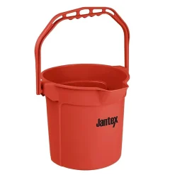 Jantex Seau Gradué avec Bec Verseur 10 Litres Rouge -* Seau, Bassine, Récipient De Ménage