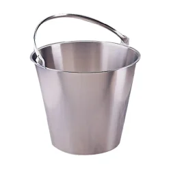 Jantex Seau inox avec poignée 12 Litres -* Seau, Bassine, Récipient De Ménage