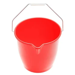 Guialto Seau 12L Plastique Rond avec Bec verseur -* Seau, Bassine, Récipient De Ménage