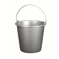 Seau ménager en plastique gris ø28 cm 10L>Optiplast Outlet