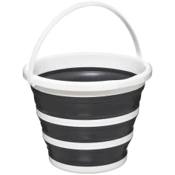 Seau pliable 10L - Blanc gris ->5Five Outlet