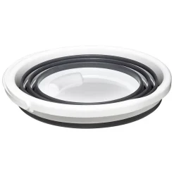 Seau pliable 10L - Blanc gris -><noscript><img width=
