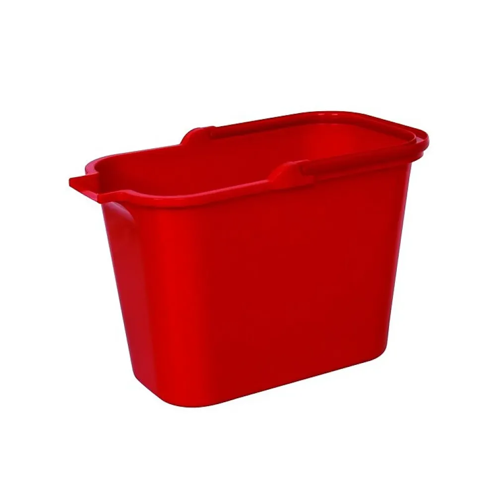 MSV Seau rectangulaire PP 14L Rouge* Serpillère