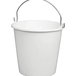Seau Rond 12l Anse INOX Blanc Alimentaire, Incolore, Taille Unique>Aluminium Et Plastique Discount