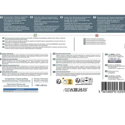 Starwax Serpillière gaufrée extra-blanche 50 x 100 cm* Serpillère