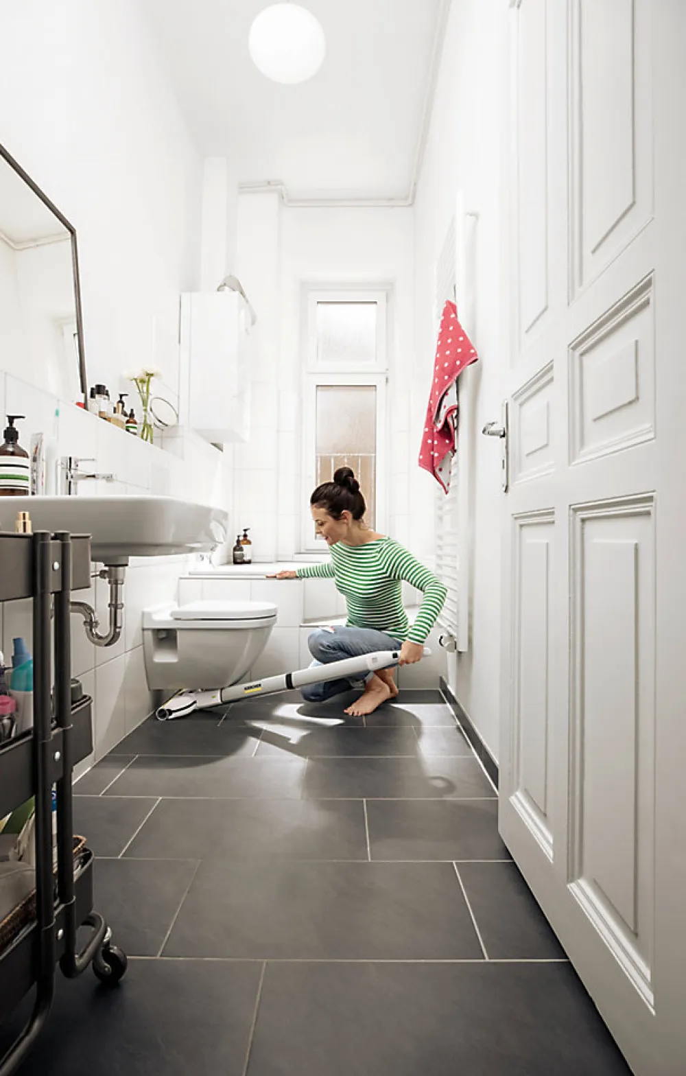 Serpillière électrique Karcher EWM2 blanc>Kärcher Hot