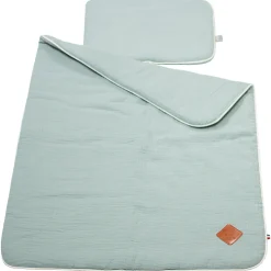 Set berceau couverture et coussin en gaze de coton Jeanne><noscript><img width=