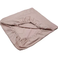 Set de 2 drap-housses rose foncé 60 x 120 cm><noscript><img width=