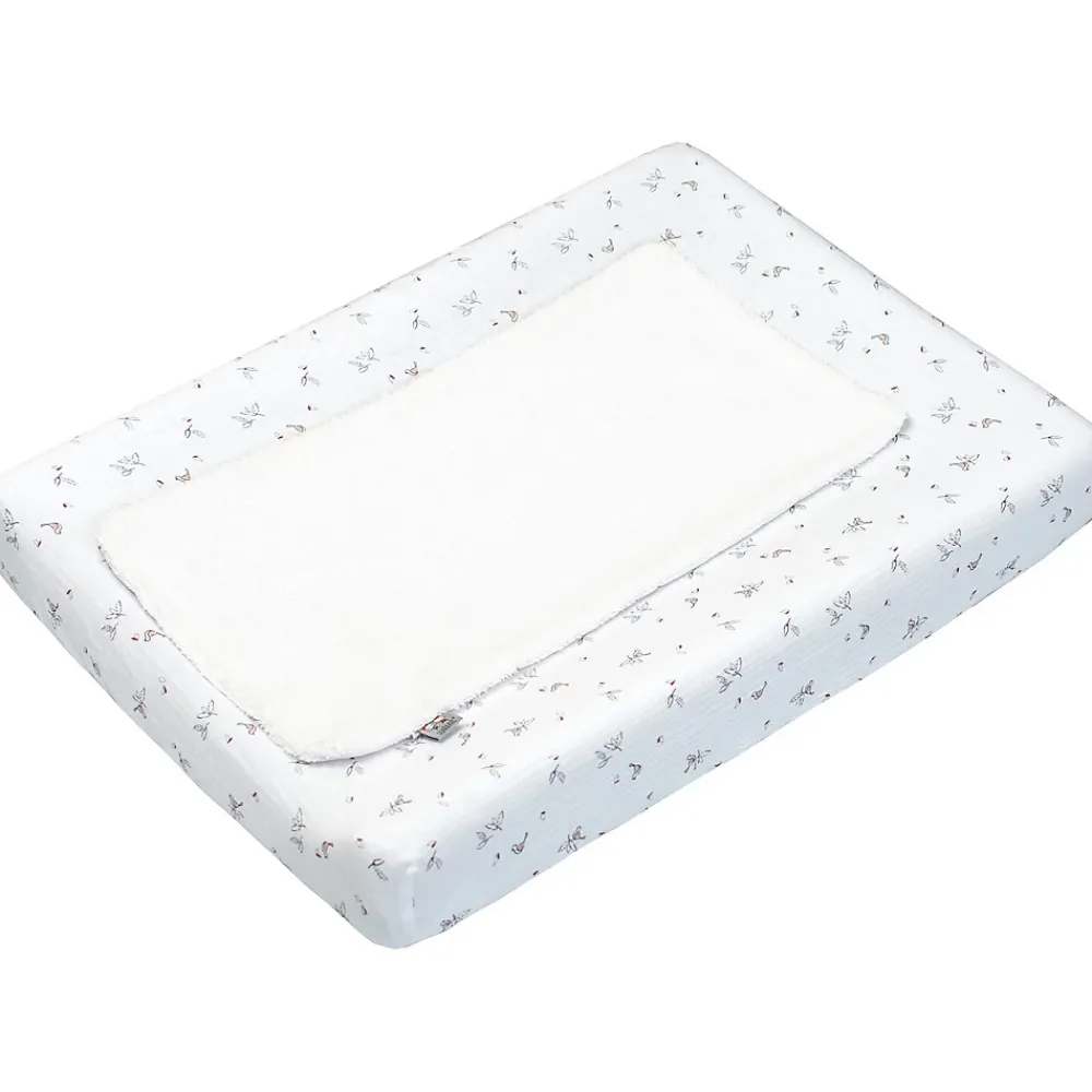 Sevira Kids Set housse de matelas à langer + tapis de change Melody* Drap Housse|Drap Housse
