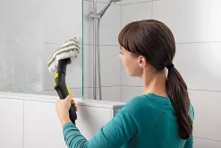 Kärcher Set microfibre spécial salle de bains pour nettoyeur vapeur Karcher* Serpillère