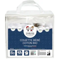 Sevira Kids Couette bébé toute saison coton bio made in France* Couette