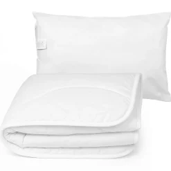 Couette et oreiller coton bio fabriqué en France><noscript><img width=