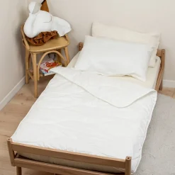 Couette et oreiller coton bio fabriqué en France><noscript><img width=