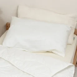 Couette et oreiller coton bio fabriqué en France><noscript><img width=