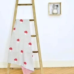 Sevira Kids Couverture en coton bio CHAMPI* Couverture