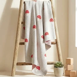 Sevira Kids Couverture en coton bio CHAMPI* Couverture