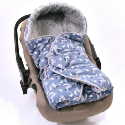 Sevira Kids Couverture enveloppante nid d'ange bébé réversible* Couverture