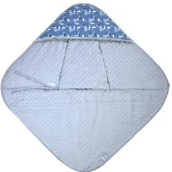 Sevira Kids Couverture enveloppante nid d'ange bébé réversible* Couverture