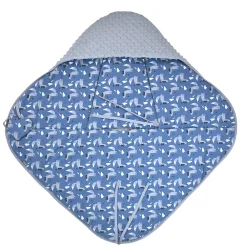Sevira Kids Couverture enveloppante nid d'ange bébé réversible* Couverture