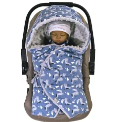 Sevira Kids Couverture enveloppante nid d'ange bébé réversible* Couverture