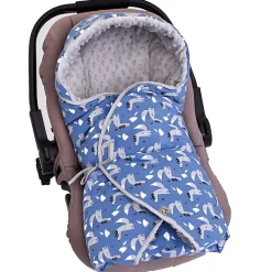Sevira Kids Couverture enveloppante nid d'ange bébé réversible* Couverture