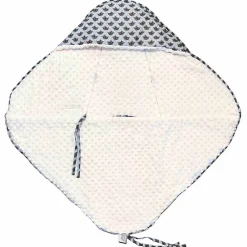 Sevira Kids Couverture enveloppante nid d'ange bébé réversible en coton minky ELI* Couverture