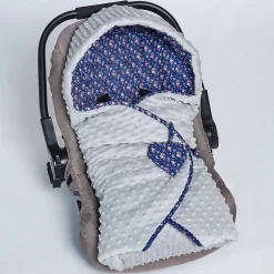 Couverture enveloppante réversible FLORE>Sevira Kids Online