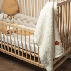 Sevira Kids Couverture en gaze de coton et sherpa Jeanne* Couverture