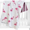 Couverture en coton bio FLAMANT ROSE>Sevira Kids Online