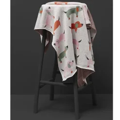Sevira Kids Couverture en coton bio Gots Teckel* Couverture