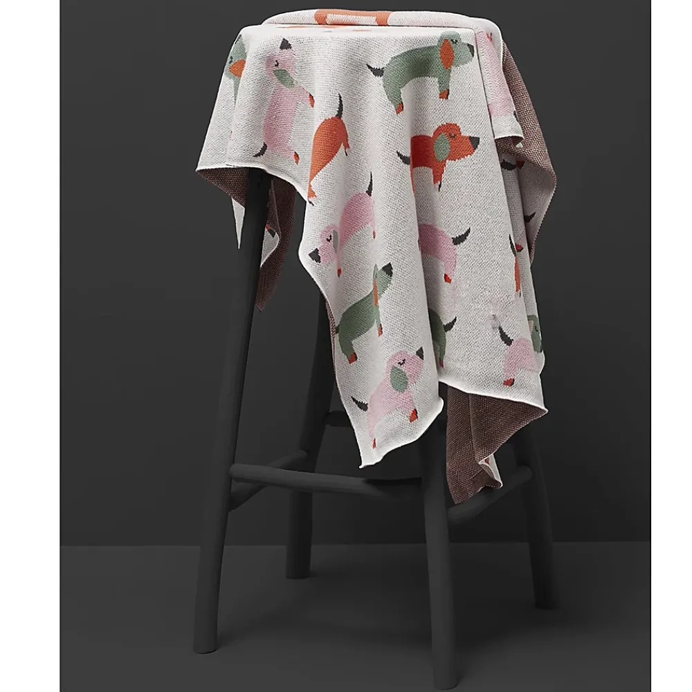 Sevira Kids Couverture en coton bio Gots Teckel* Couverture