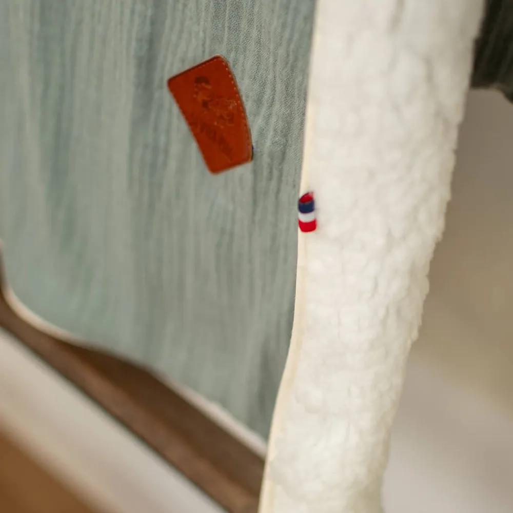 Couverture en gaze de coton et sherpa Jeanne>Sevira Kids Discount