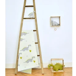 Sevira Kids Couverture en coton bio GOTS Dinosaure* Couverture