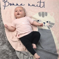 Sevira Kids Couverture en coton bio Gots Chaton* Couverture