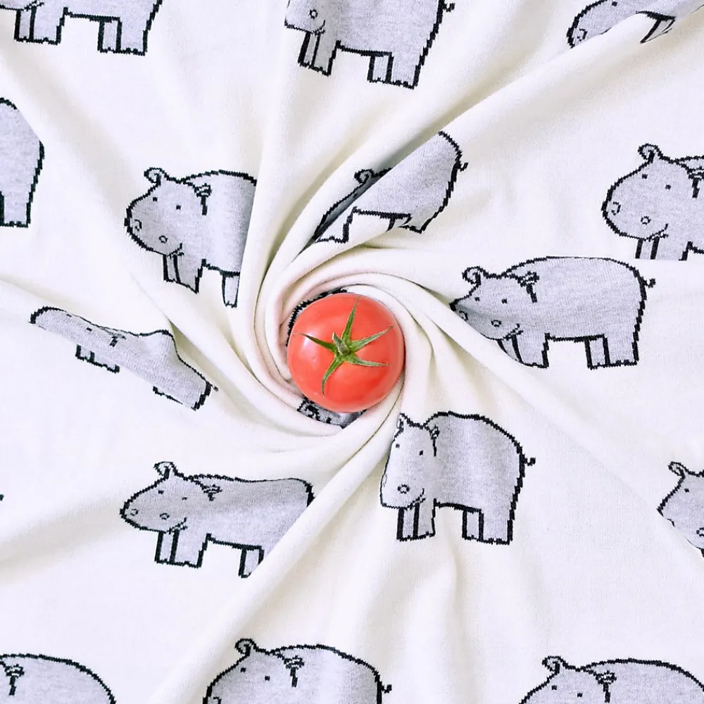 Couverture plaid en coton bio HIPPO>Sevira Kids Best